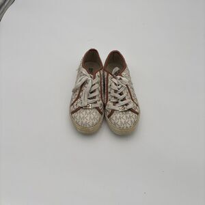 Michael Kors girls size 2 tennis shoes monogram